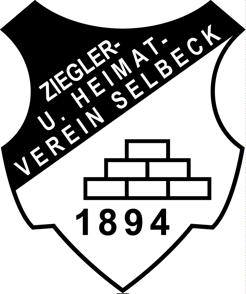 Wappen Zieglerverein Selbeck in Schwarz-Weiß