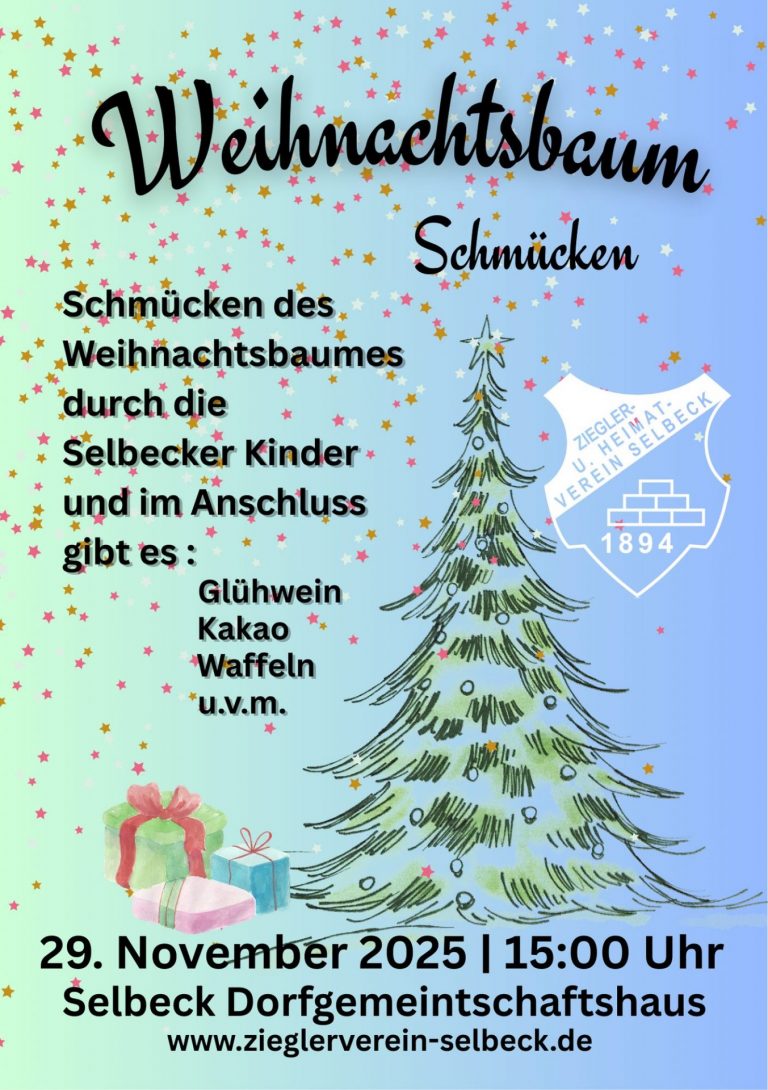 Weihnachstbaum-Schmücken 2025