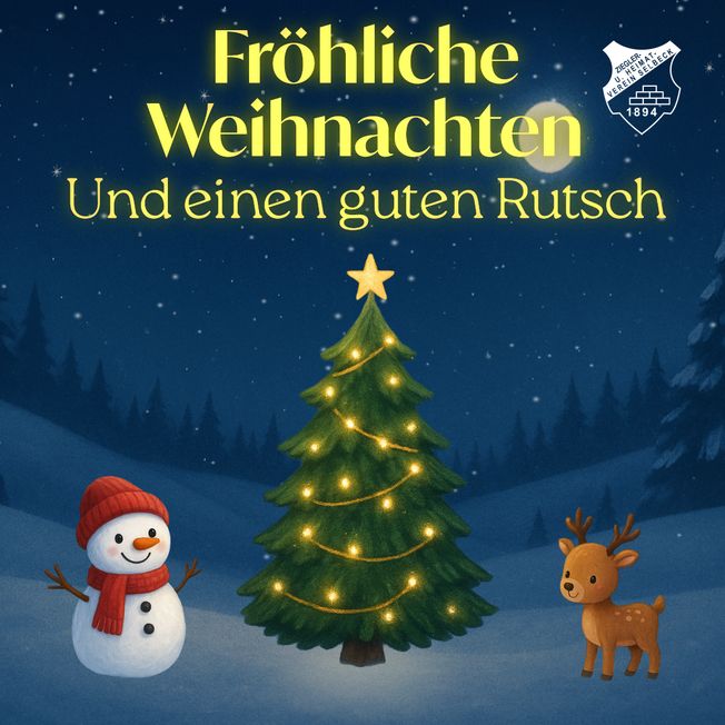 Frohe Weihnachten und einen guten Rutsch ins neue Jahr